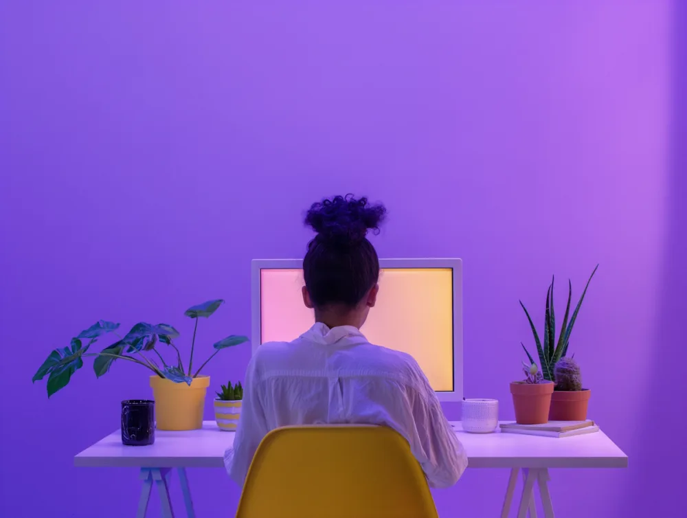 A creative workspace
